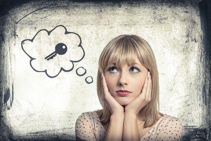 Nachdenken Schlüssel